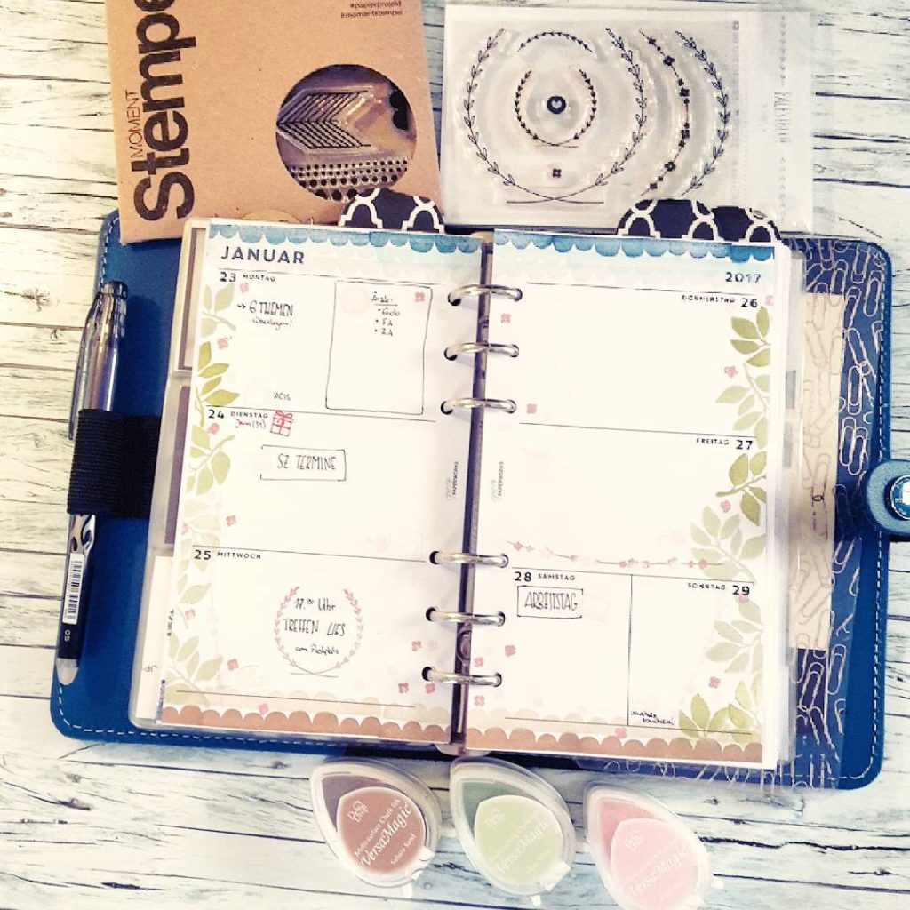 This week in my filofax. Looks like spring - but I'd love to get more snow, too
