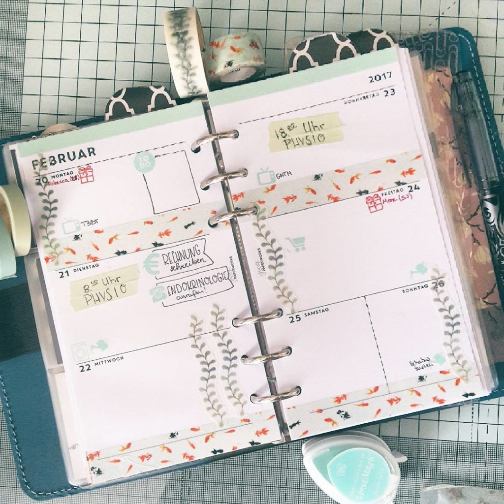 This week in my filofax original. Under the sea...  Ein großer Termin diese Woche muss noch geplant werden - der Rest steht. Was steht bei euch an? Ich wünsch euch auf jeden Fall einen tollen Wochenstart! :)