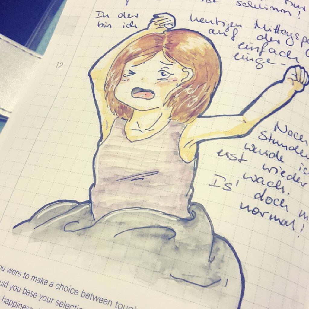 Sorry - it's so quiet here. I have a lot to do right now and the rest of the day I'm so tired... meds are okay so it's probably the weather... Hope you're all okay :) .

Immerhin hab ich es geschafft die Lage im Hobonichi festzuhalten. Yay?