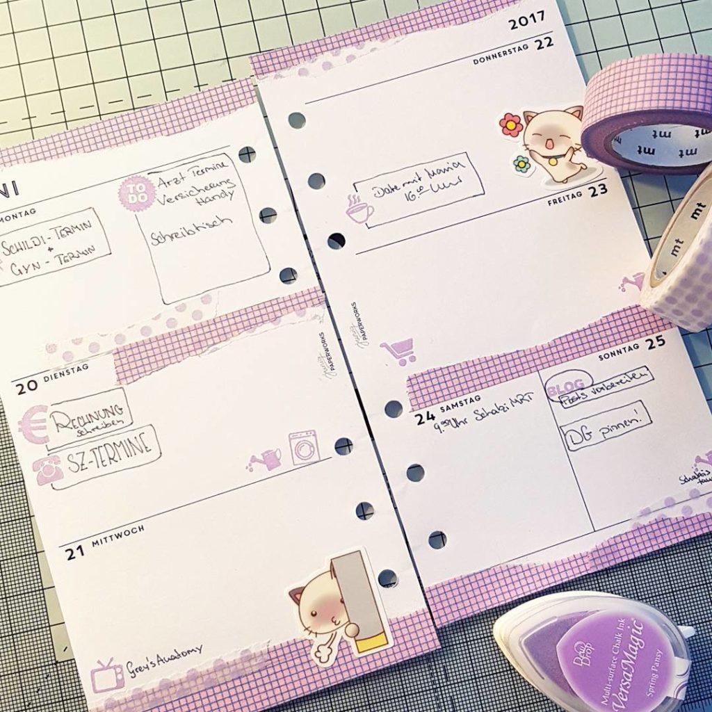 I'm a little bit knocked out by my job at the moment. No time for any creative during the last days.

No wonder that there are some things I really missed - so at least the next week is pretty now. ^^