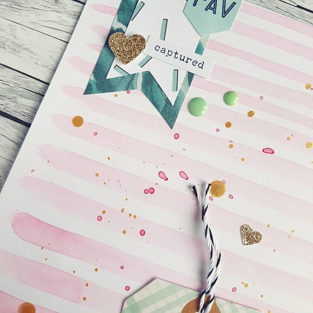Still in love. ❤
So here you have some details. 

#scrapbook #scapbooking #memorykeeping #mixedmedia #aquarell #watercolor #handdrawn #schminckewatercolor #schminckeaquarell #crafting #cratepaper #gather #maggieholmes #scrapbookwerkstatt #heidiswappcolorshine
