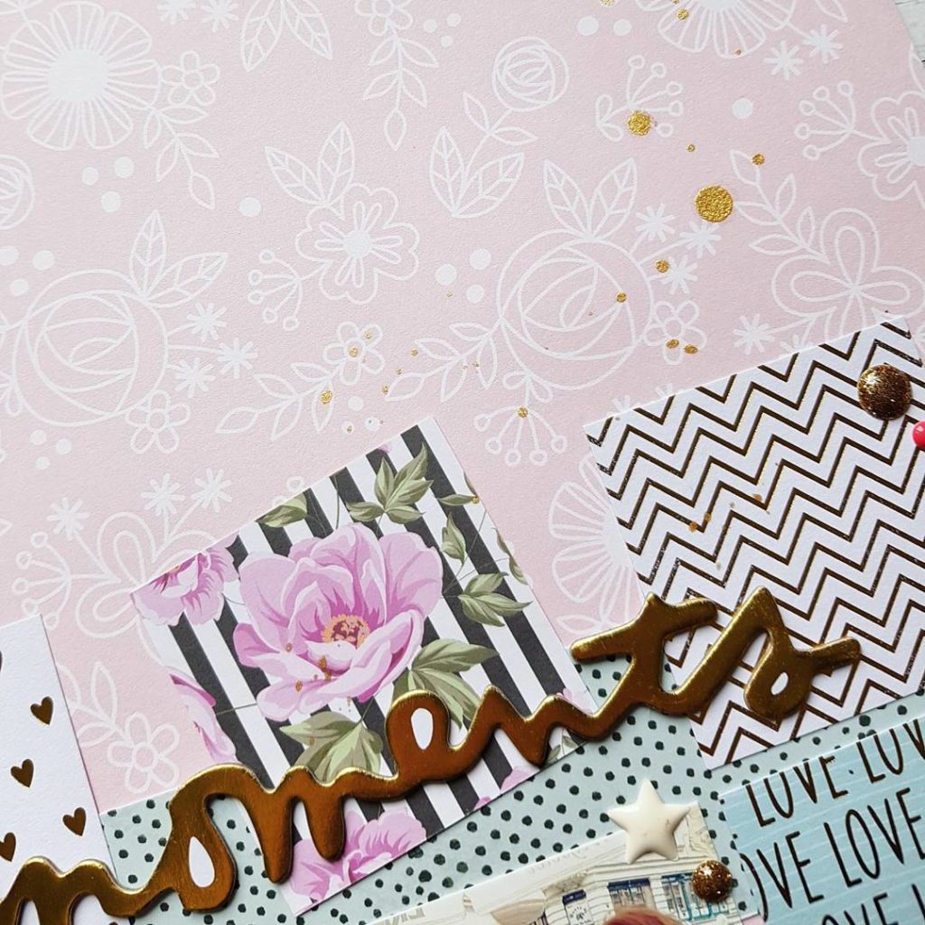A border or not a border - that's the question. I really love this layout. But I feel like something is still missing...  .

#scrapbook #scrapbooking #memorykeeping #scrapbooklayout #7t7s #kreativsüchtig #danipeuss #pebbles #tealightful #dm #projectlifecards #enamelshapes #sketch #paper #crafting